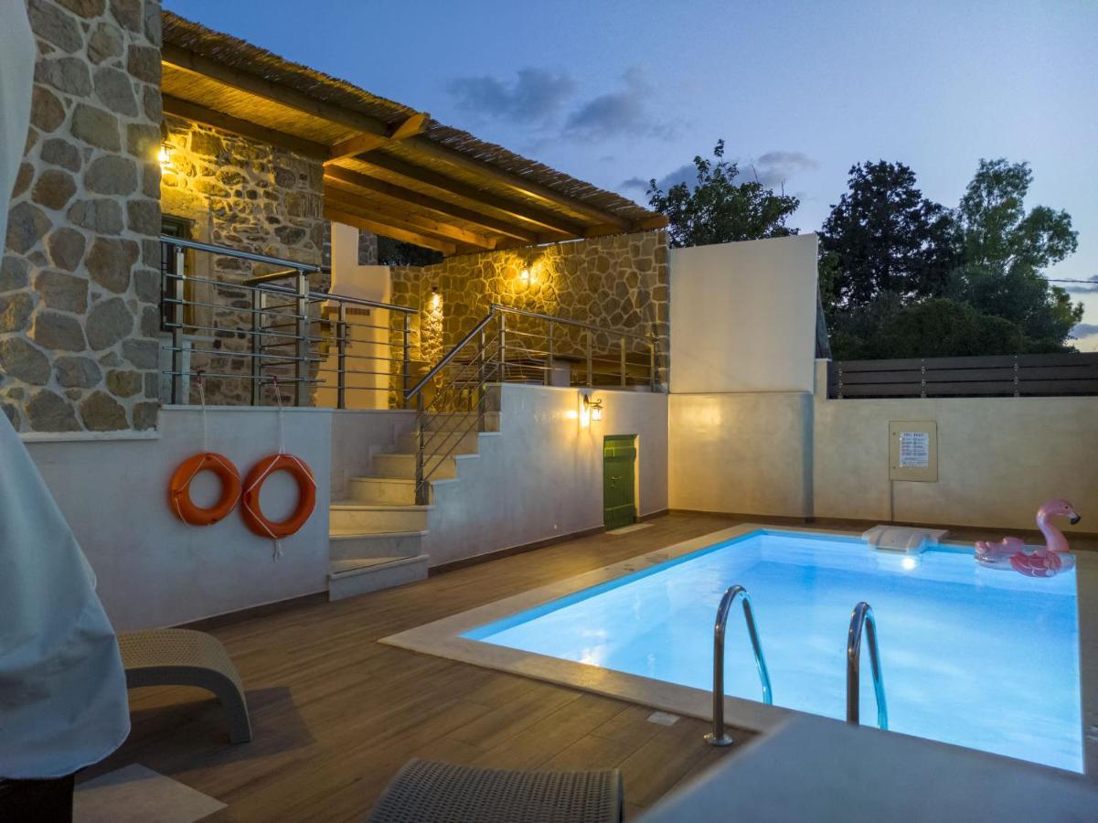 Kato EpiskopiAggel'S House - Stone House - Private Pool - Courtyard - Countryside Views别墅 外观 照片